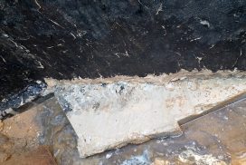 Kellerabdichtung vorher